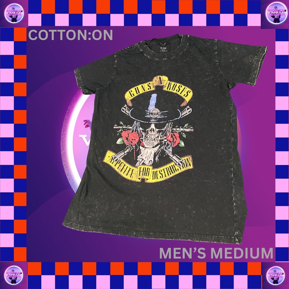 Guns N Roses black cotton t-shirt